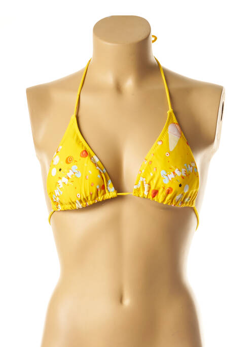 Sutien de costum de baie galben I LOVE MY BIKINI femeie