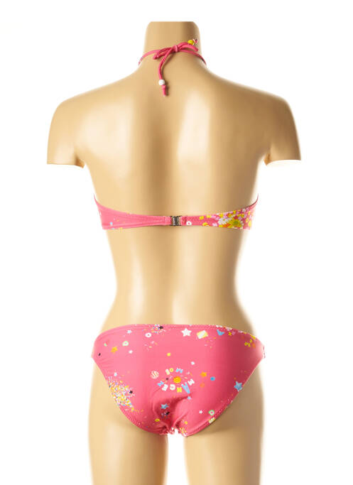 Costum de baie din două piese roz I LOVE MY BIKINI femeie