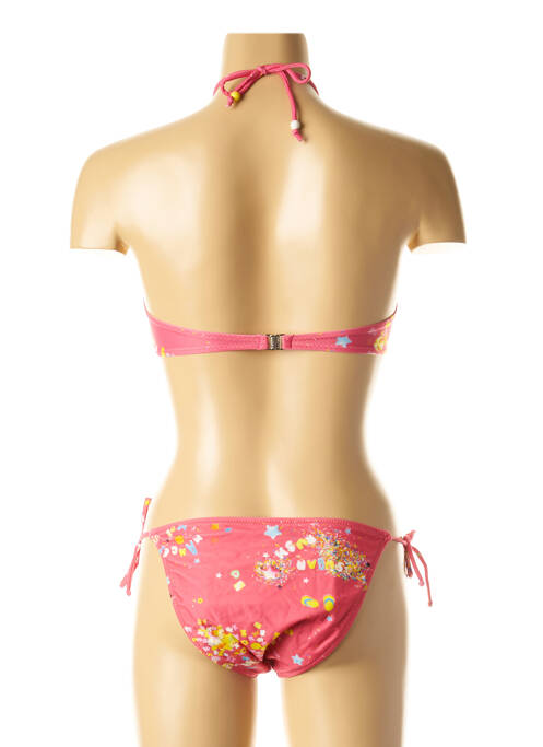 Costum de baie din două piese roz I LOVE MY BIKINI femeie