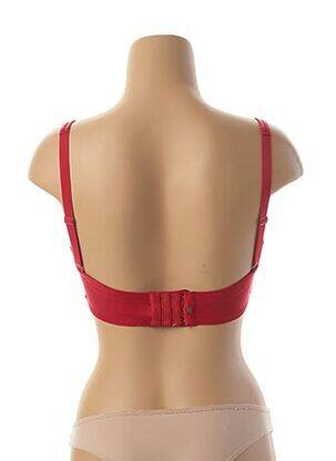Sutien efect material satinat top bentiță roșu SIMONE PERELE femeie