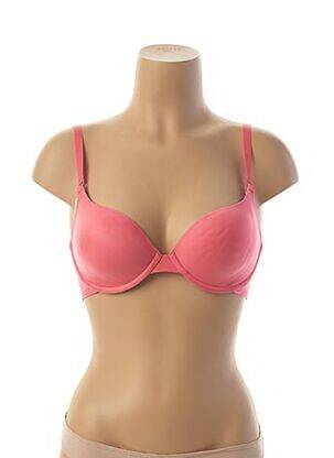 Sutien efect material satinat top sutien modelat roz SIMONE PERELE femeie