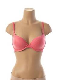 Sutien efect material satinat top sutien modelat roz SIMONE PERELE femeie