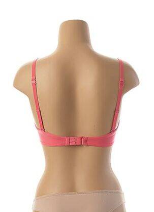 Sutien efect material satinat top sutien modelat roz SIMONE PERELE femeie