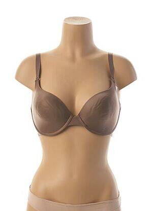 Sutien efect material satinat top sutien modelat maro SIMONE PERELE femeie