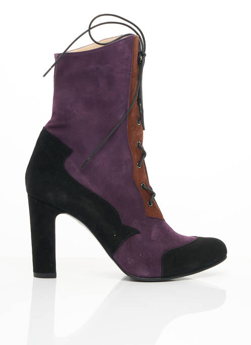 Botine/Ghete violet ANNA VOLODIA fată