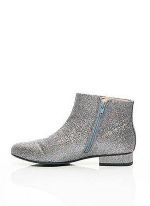 Botine/ghete închidere cu fermoar toc plat până la 3 cm argintiu MELLOW YELLOW femeie