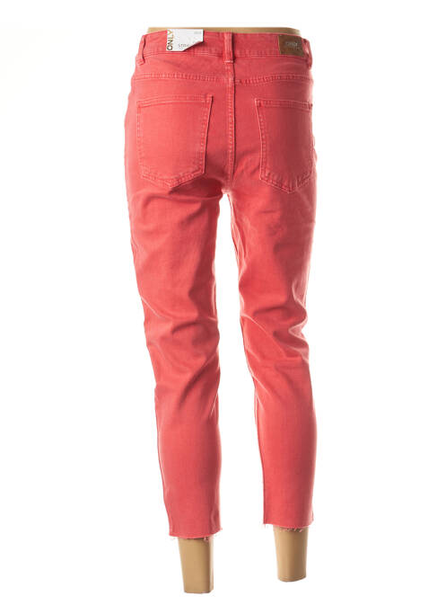 Pantalon trei sferturi roșu ONLY femeie