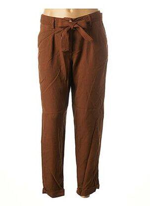 Pantalon 7/8 maro MAISON 123 femeie