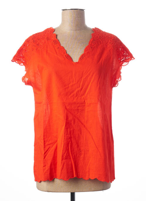 Top mâneci scurte mâneci scurte portocaliu MAISON 123 femme