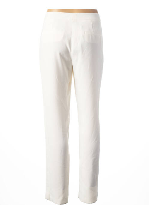 Pantalon drept alb MAISON 123 femeie