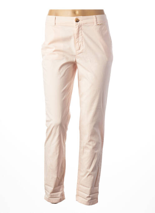 Pantalon drept roz MAISON 123 femeie