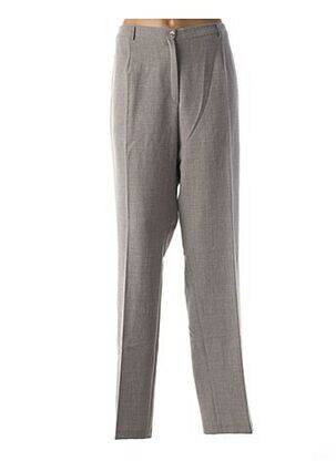 Pantalon drept gri FRANCE RIVOIRE femeie