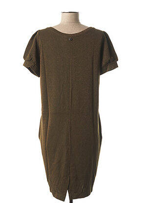 Rochie midi mâneci scurte mâneci scurte verde LE BOUDOIR D'EDOUARD femeie