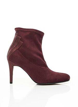 Botine/ghete toc de 7 la 9 cm roșu ELIZABETH STUART femeie