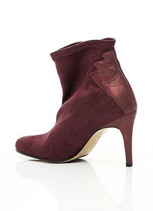 Botine/ghete toc de 7 la 9 cm roșu ELIZABETH STUART femeie