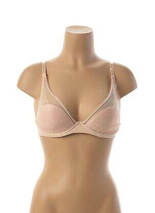 Sutien țesătură dantelă top sutien modelat roz DARJEELING femeie