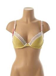 Sutien țesătură dantelă top sutien modelat verde PASSIONATA femeie