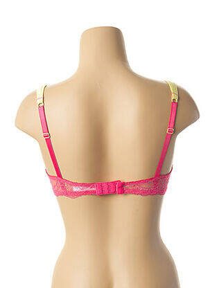 Sutien efect material satinat galben DARJEELING femeie