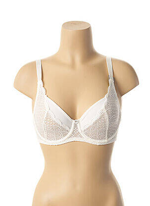 Sutien efect material satinat bej DARJEELING femeie