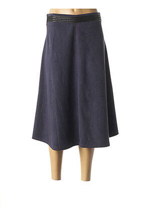 Fustă midi albastru LO! LES FILLES femeie