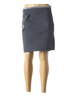 Fustă scurtă albastru LO! LES FILLES femeie