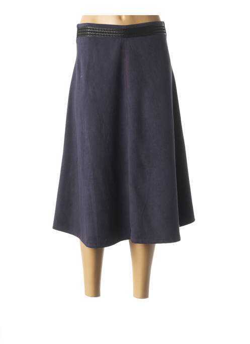 Fustă midi albastru LO! LES FILLES femeie