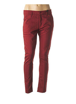 Pantalon slim talie joasă talie joasă roșu MOS MOSH femeie