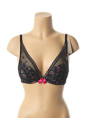 Sutien top sutien push-up top sutien push-up negru DARJEELING femeie