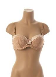Sutien ușoară și transparentă top bentiță bej DARJEELING femme