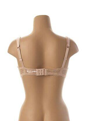 Sutien efect material satinat top sutien push-up roz DARJEELING femeie