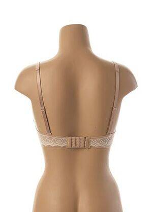 Sutien efect material satinat top sutien modelat bej DARJEELING femeie