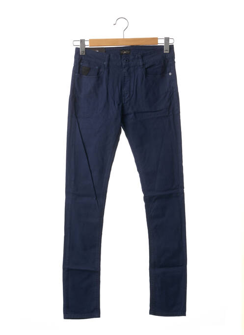 Blugi cu croială slim albastru APRIL 77 femeie