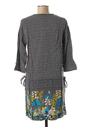 Rochie scurtă mâneci 3/4 mâneci 3/4 negru LITTLE CAPTAIN femeie