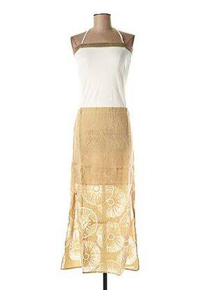 Rochie midi bej TREND femeie