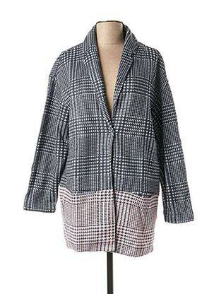 Palton lung gri MISS CAPTAIN femeie