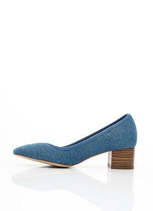Pantofi cu toc toc de 4 la 6 cm albastru MAISON 123 femeie