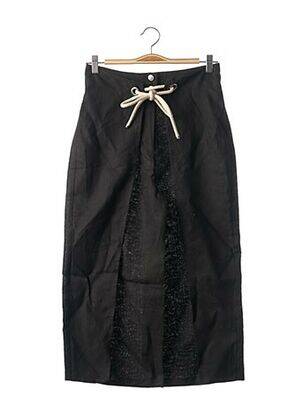 Pantalon trei sferturi negru AKANZO MICHELE femeie