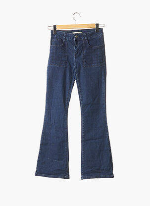Blugi bootcut croială bootcut talie joasă albastru ACOTÉ femeie
