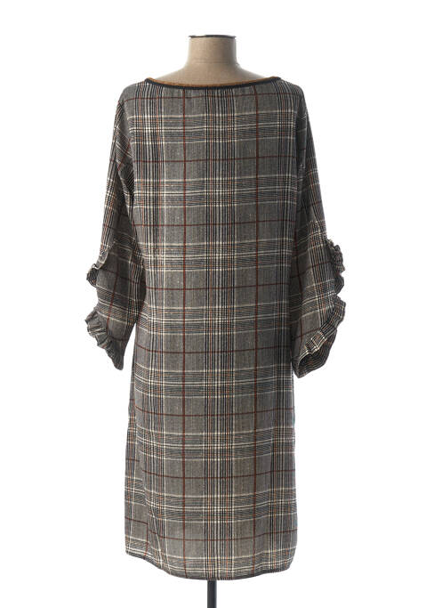 Rochie midi gri LA FEE MARABOUTEE femeie