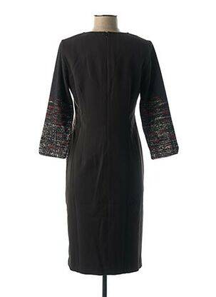 Rochie midi mâneci 3/4 mâneci 3/4 negru LA FEE MARABOUTEE femeie