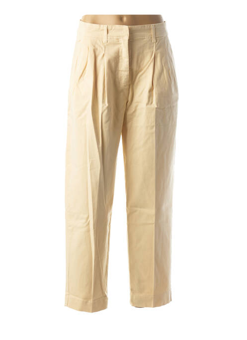 Pantalon drept galben LA FEE MARABOUTEE femeie