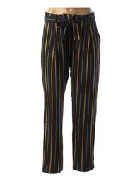 Pantalon larg închidere cu fermoar sub clapetă cu cârlig mărime normală albastru LA FEE MARABOUTEE femeie