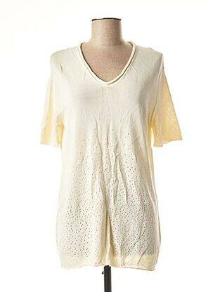 Pulover tunică bej FUZZI femeie