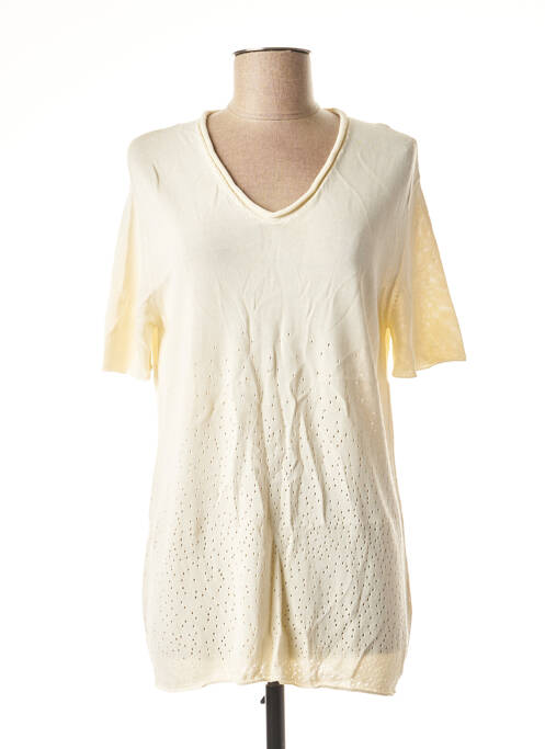 Pulover tunică bej FUZZI femeie