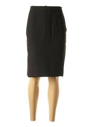 Fustă midi negru TRICOT CHIC femeie