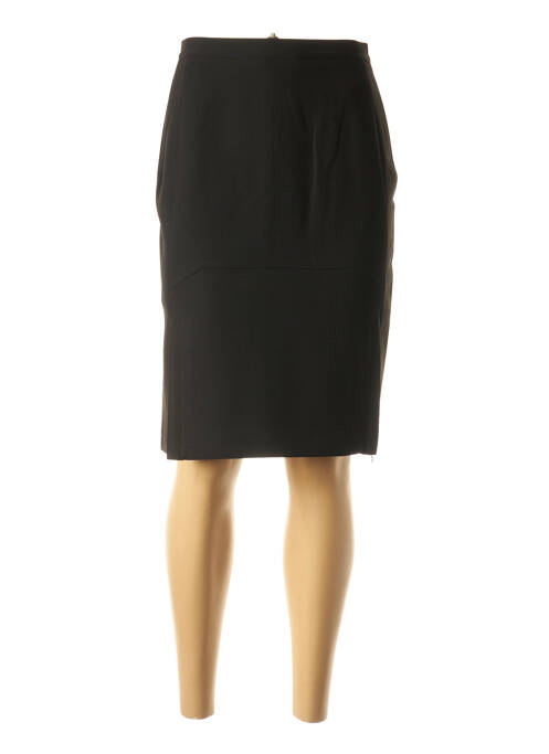 Fustă midi negru TRICOT CHIC femeie