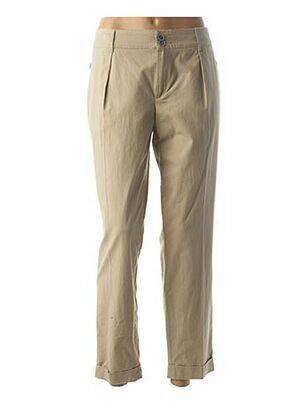 Pantalon slim verde BRUNO SAINT HILAIRE femeie