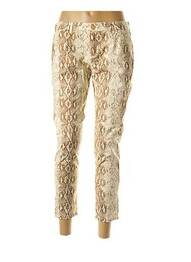 Pantalon slim mărime normală mărime normală bej REIKO femeie