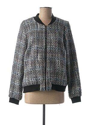 Jachete casual guler rotund albastru FRANCE RIVOIRE femeie