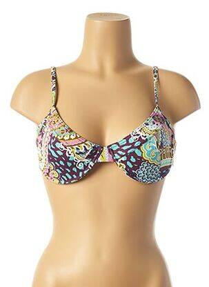 Sutien de costum de baie bretele elastice reglabile violet CYELL femeie